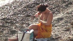 Cute teen nudists on the beach Thumb