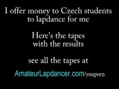 Czech student does strip and lapdances for few bucks Thumb