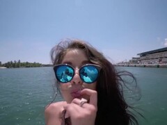 GIRLS GONE WILD - Allison Banks Cumming With A Finger Up Her Ass Outdoors! Thumb