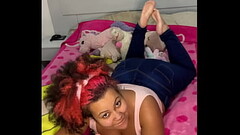 BBW Farting JOI in Jeans and Naked Thumb