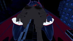 Giant Succubus plays with a building with her tits Thumb