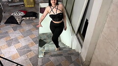 I meet my step-cousin upstairs Thumb