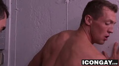 Musuclar DILF Jaxton Wheeler piercing this hunks asshole Thumb
