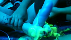 Messy Foot Worship: Cutie Piie &amp_ Nath Thumb