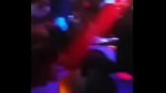 In the club with her giant knockers with lots of fans Thumb