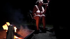 Naked in the Forest Sucking Cock Thumb