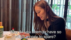 [English Dubbing] A very rich gal asks for sex on social networking sites and fucks her in a luxury  Thumb