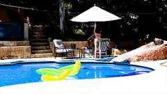 EMMA HAIZE Poolside Huge Cock POV Deepthroat Blowjob and Facial Thumb