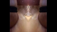 MIRRanuz-5 Lube &amp_ Fuck Own Anus with Tip My Cock Pop Out 6in Dildo Hide Anal Thumb