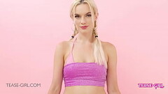 Beautiful Blonde Model squirts at Modeling Audition Thumb