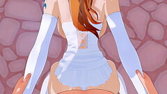 Nami Wedding Dress Man POV animation 3d hentai game Thumb