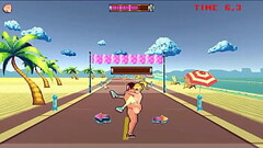 Cute lady in roller skates having sex with men in Rollerbabe new hentai game Thumb