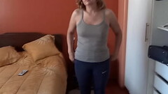 You can'_t put your cock in me but cum in my ass and fill me with milk, stepmother moans Thumb