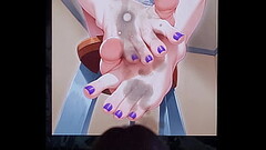 Komi Shuuko'_s feet cum tribute Thumb