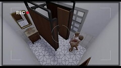 I find these girls groping each other in the bathroom. Thumb