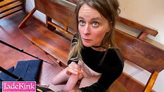 Perverted Priest fucks married wife in church Thumb