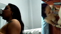 Mi hermanastra con boquita peque&ntilde_a se come toda la polla, me la quiero follar de nuevo, cada  Thumb