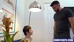 Stepson examining stepdad'_s cock Thumb