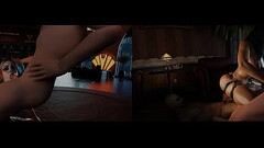 DC GangBang Harley Quinn Wonder Woman Blowjob Anal Doggy Dildo Orgy FFMM Group Double Penetration Thumb