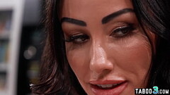 Busty MILF Jennifer White  masturbated and fucked at a public laundromat Thumb