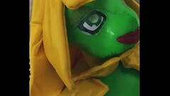 The Stacker: Lime Mermaid Daphne Gets Thrusted Rides it Wild Thumb