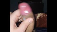 Solo cumshot with big load coming twice Thumb
