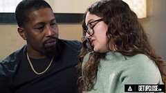 UP CLOSE - Stunning Leana Lovings Absolutely Wants Isiah Maxwell'_s Huge Dick Inside Her! CUM ON Thumb