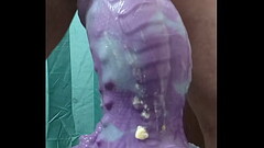 4.5&quot_ thick dildo slipped in Thumb