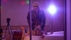 Queen Of Hell Gets Her Pussy Slammed After Coming From A Disco Party With Gibby The Clown Thumb