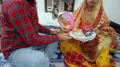 After the fast on Karva Chauth, husband and wife'_s chudai. Thumb
