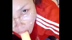 Nana girl plays with dildo Thumb