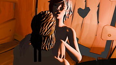 Snake y April follan en la caba&ntilde_a en la jungla Thumb