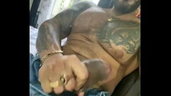 Gay pornstar flexing muscle and strocking nipples while you masturbate me Thumb