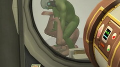Space Soldier Saves 2 Whores From Green Goblin Pervert Thumb