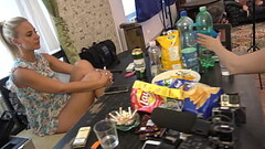 Hot Lingerie Try on Haul day turns into Sexy Ass Flashing Pussy Party with Big Natural Tits and Bare Thumb