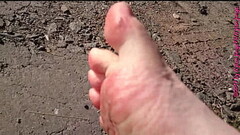 Wei&szlig_e Socken in der Pf&uuml_tze Thumb