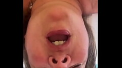 50y mature Lizzy all on the face Thumb