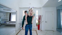 Big Stepbrother Making Sure His Tiny Stepsis Behaves Thumb