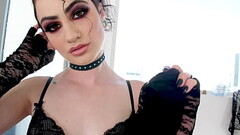 LYDIA BLACK Small Tits Brunette Huge Cock POV Blowjob All The Way Down Deepthroat Facefuck and Cum S Thumb
