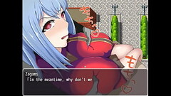 Blue haired woman in Married kn shitori new rpg hentai game gameplay Thumb