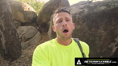 HETEROFLEXIBLE - Hiker Sucks Buddy'_s Venom From Wild Snake Bite, Gets Rewarded With ROUGH ASSFU Thumb