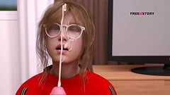 57 - DuskLight Manor - Final fun with Mary - Mary gives handjob to john and sucked his penis till he Thumb