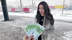 Public Agent - Beauty fucks on the train for money Thumb