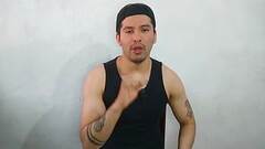 Convenci a mi compa&ntilde_ero hetero casado de mamarle su vergota de 20cm en el trabajo ! Se vino e Thumb