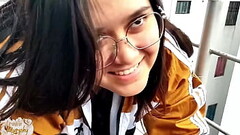 Pareja caliente fue atrapada FOLLANDO EN EL BALC&Oacute_N! frente a los vecinos. Thumb