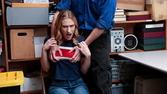 Blonde Teen Observed Concealing Items on Her Person During the Dale Period - Fuckthief Thumb