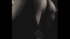 Yo en blanco y negro y lenceria de medias Thumb