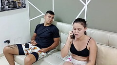 Consuelo a mi hermanastra iscute con el novio y me corro en su rico culo. H.L Thumb