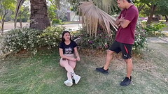 Consuelo a mi peque&ntilde_a vecina con una dura cogida por el culo y la hago tragar mi leche. H.L. Thumb