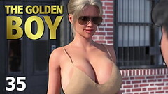 THE GOLDEN BOY #35 &bull_ Big, soft tits glistening in the sunlight Thumb